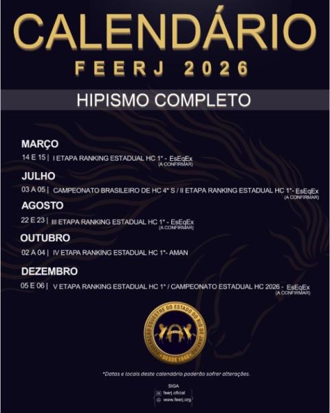 CALEND�RIO HIPISMO 